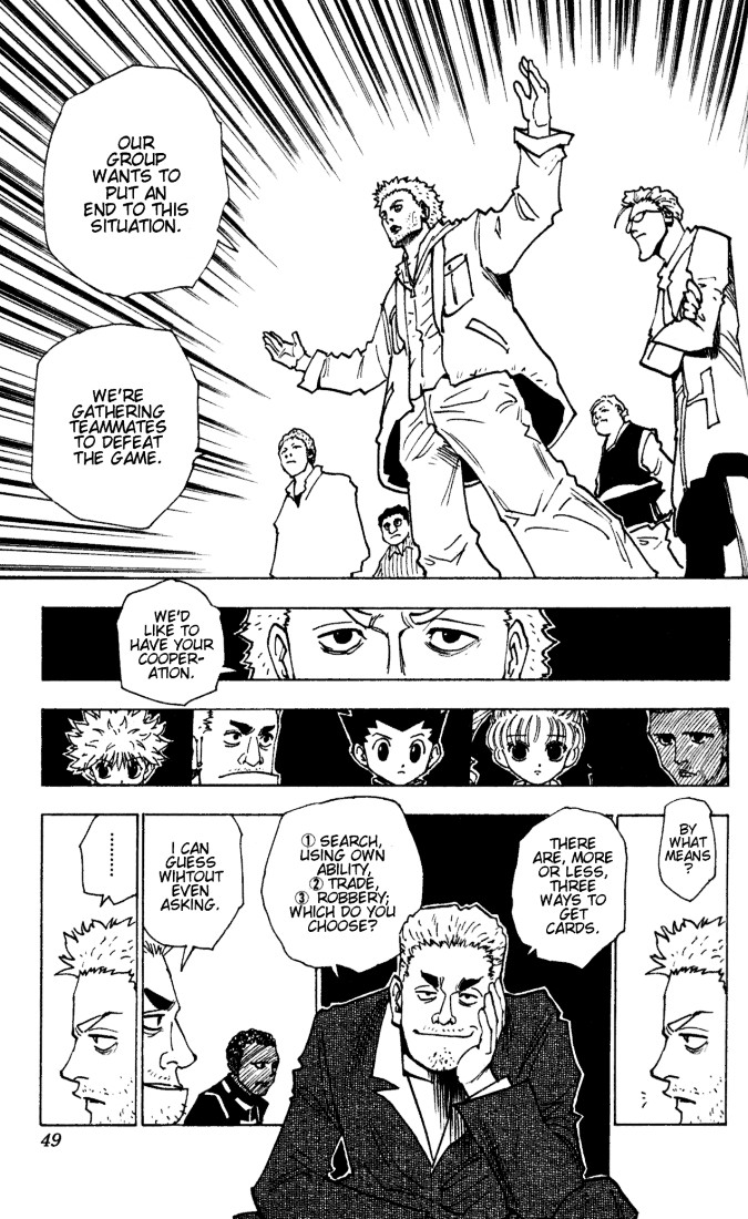 Hunter x Hunter Manga Chapter 130 page 11 - The Reason for the Recruitment