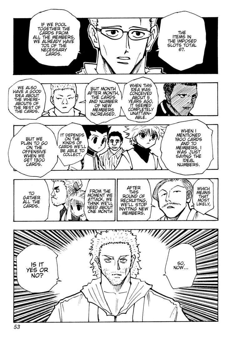 Hunter x Hunter Manga Chapter 130 page 15 - The Reason for the Recruitment
