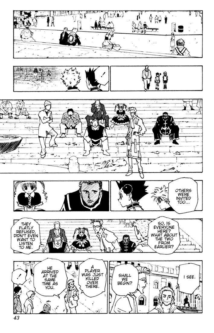 Hunter x Hunter Manga Chapter 130 page 5 - The Reason for the Recruitment