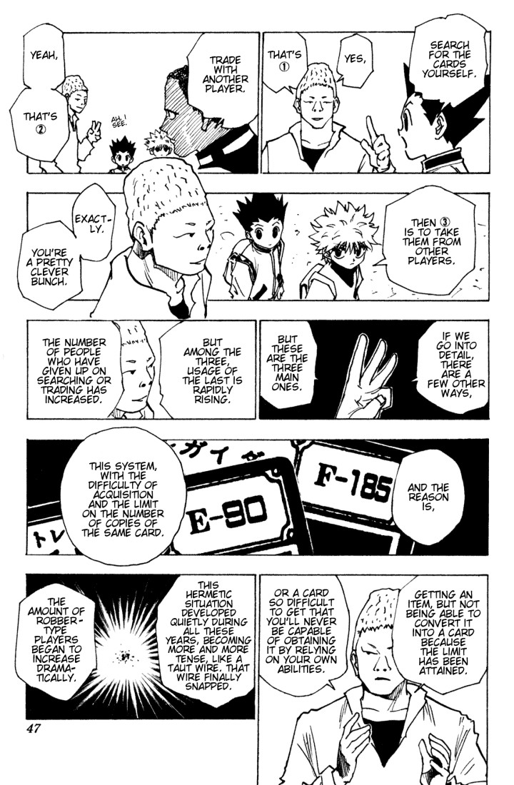 Hunter x Hunter Manga Chapter 130 page 9 - The Reason for the Recruitment
