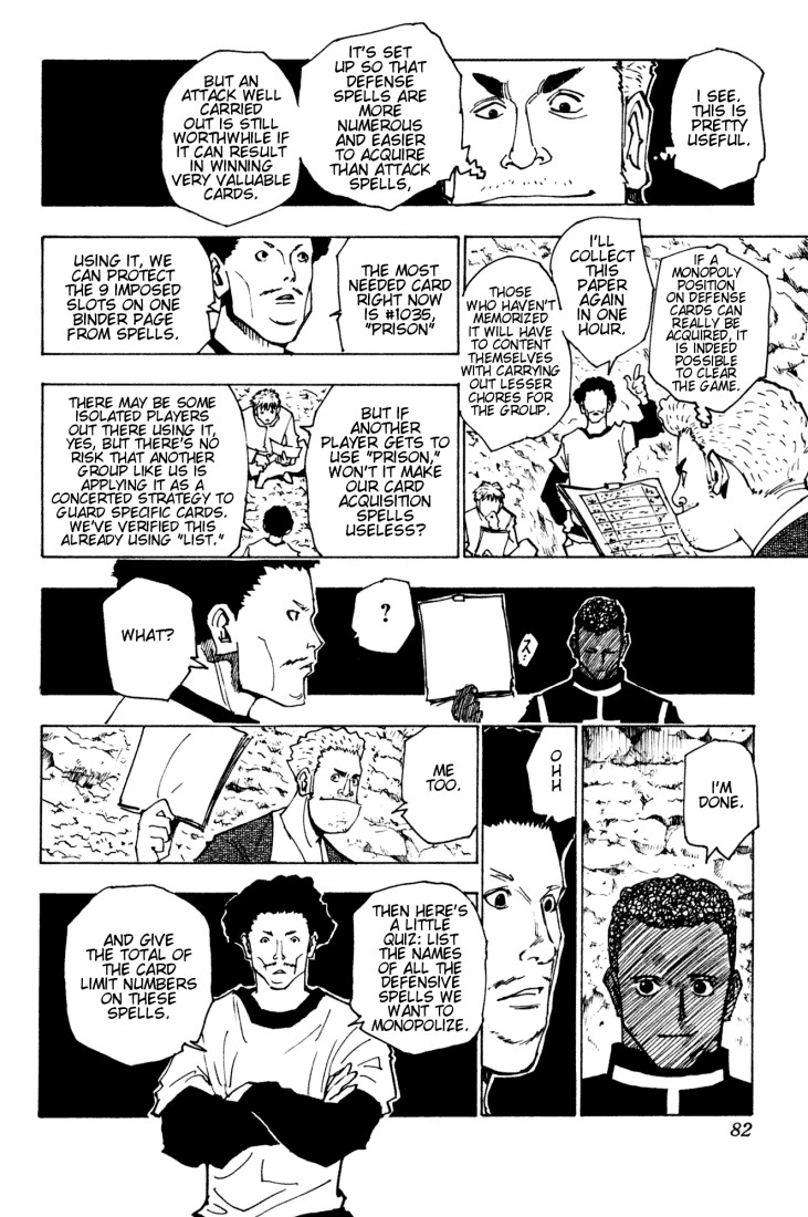 Hunter x Hunter Manga Chapter 132 page 12 - The Forty Spells