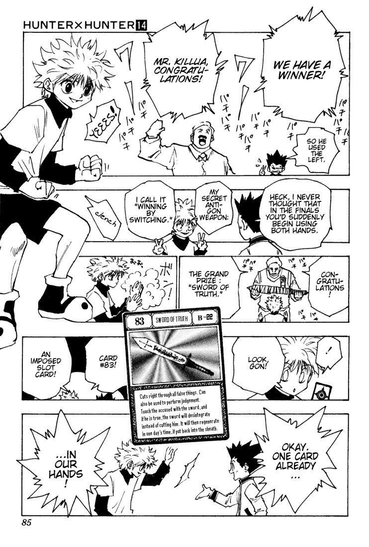 Hunter x Hunter Manga Chapter 132 page 15 - The Forty Spells