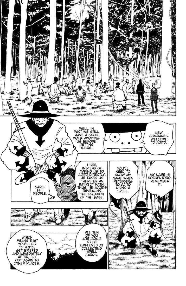 Hunter x Hunter Manga Chapter 132 page 3 - The Forty Spells