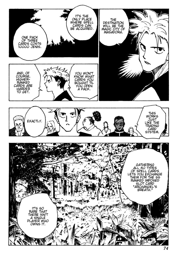Hunter x Hunter Manga Chapter 132 page 4 - The Forty Spells