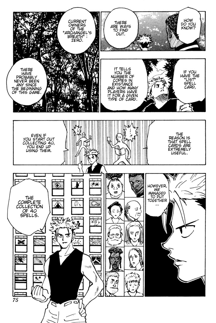 Hunter x Hunter Manga Chapter 132 page 5 - The Forty Spells