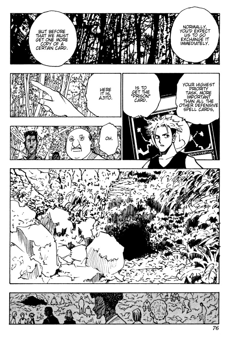 Hunter x Hunter Manga Chapter 132 page 6 - The Forty Spells
