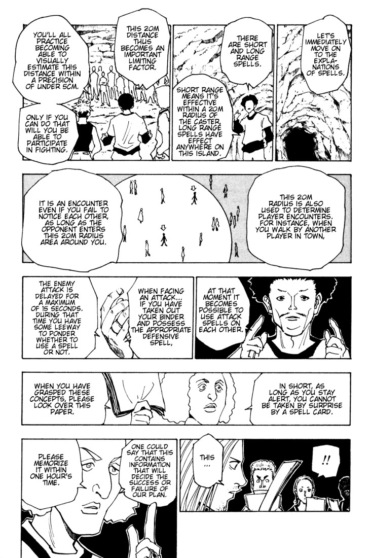 Hunter x Hunter Manga Chapter 132 page 7 - The Forty Spells