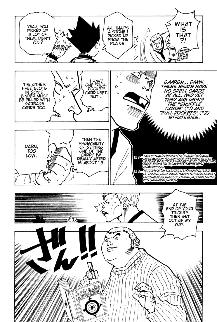 Hunter x Hunter Manga Chapter 133 page 10 - How to Defend Yourself Without Spells