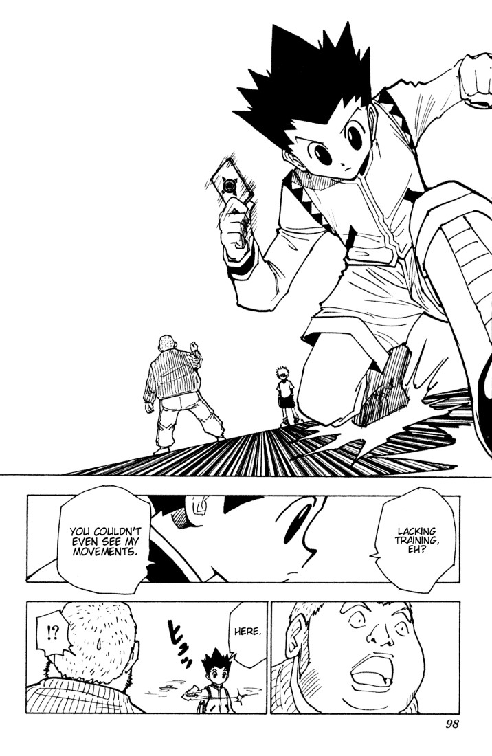 Hunter x Hunter Manga Chapter 133 page 12 - How to Defend Yourself Without Spells