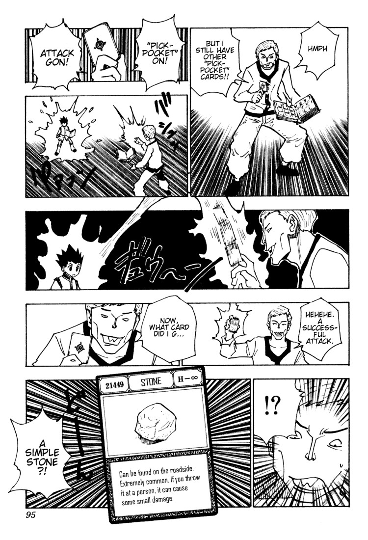 Hunter x Hunter Manga Chapter 133 page 9 - How to Defend Yourself Without Spells