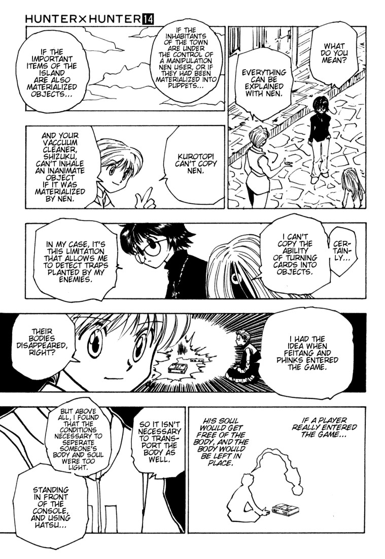 Hunter x Hunter Manga Chapter 134 page 11 - The Island's Secret