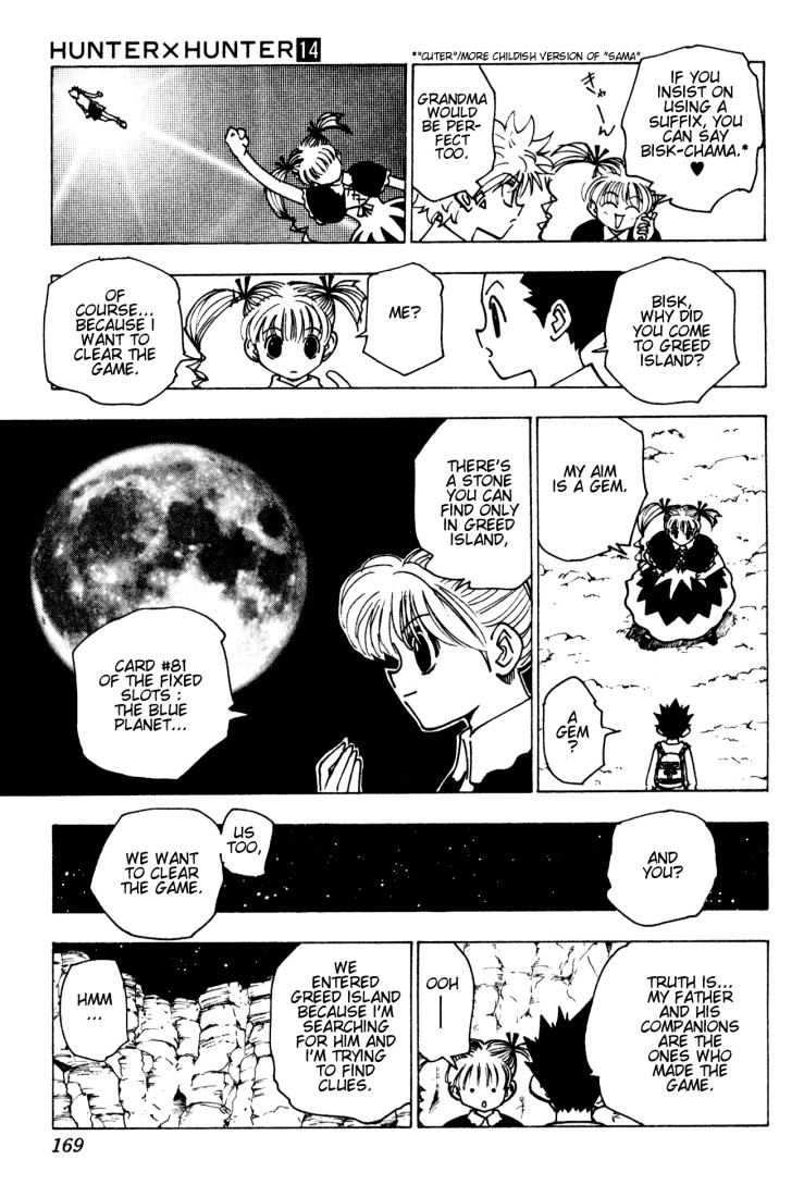 Hunter x Hunter Manga Chapter 138 page 3 - To Masadora...?