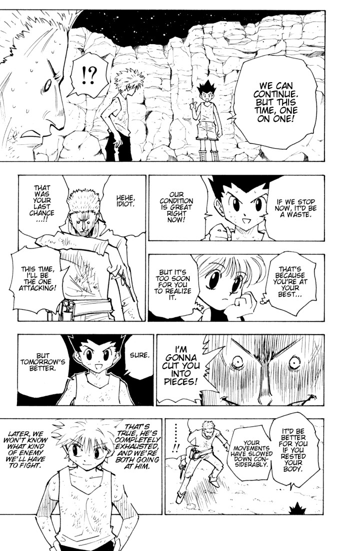 Hunter x Hunter Manga Chapter 139 page 11 - Are They Really Going to Masadora?