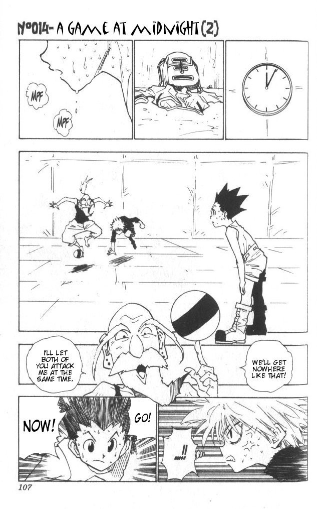 Hunter x Hunter Manga Chapter 14 page 2 - A Game at Midnight: Part 2