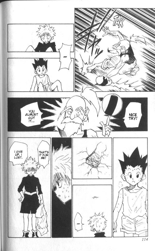 Hunter x Hunter Manga Chapter 14 page 9 - A Game at Midnight: Part 2