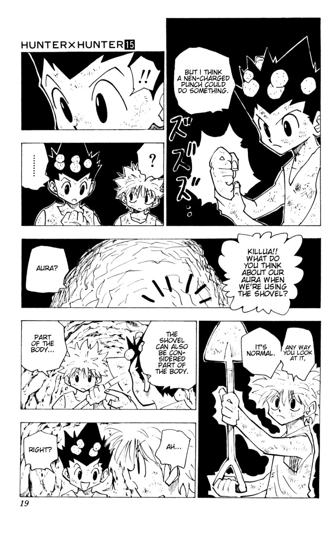 Hunter x Hunter Manga Chapter 140 page 13 - They Got to Masadora, But...