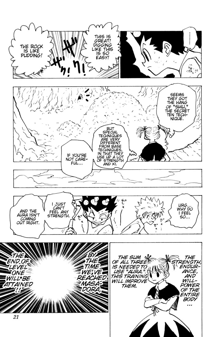 Hunter x Hunter Manga Chapter 140 page 15 - They Got to Masadora, But...