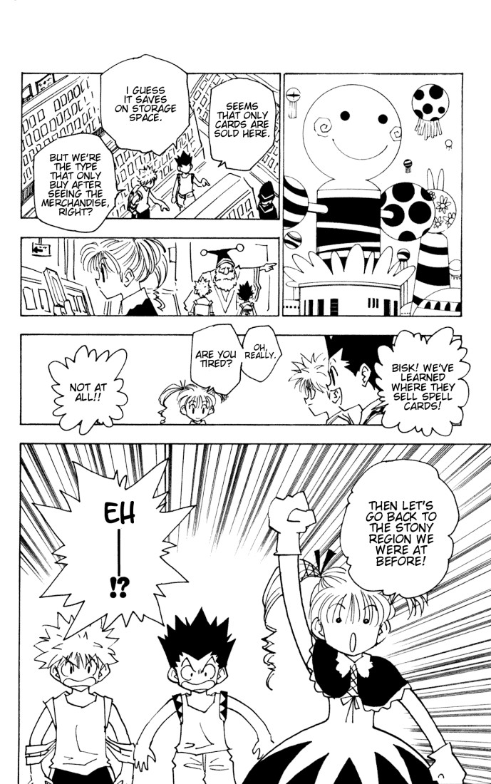Hunter x Hunter Manga Chapter 140 page 4 - They Got to Masadora, But...