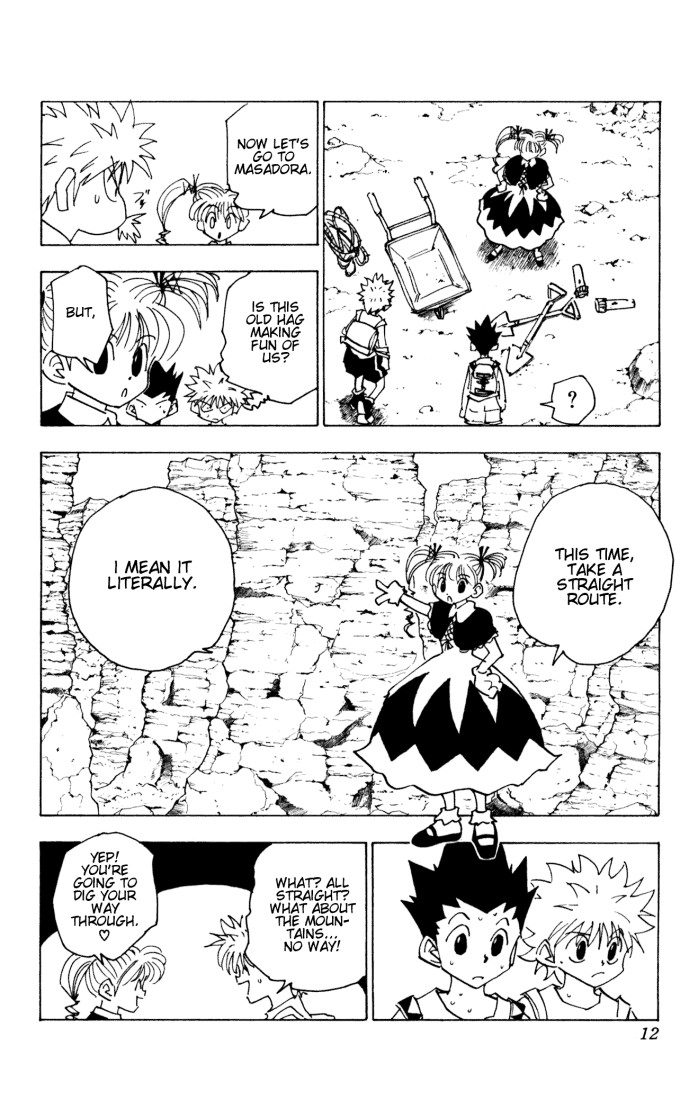Hunter x Hunter Manga Chapter 140 page 6 - They Got to Masadora, But...