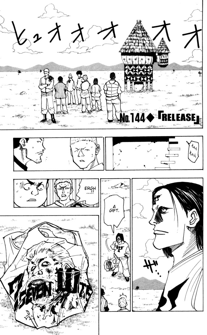 Hunter x Hunter Manga Chapter 144 page 1 - Release