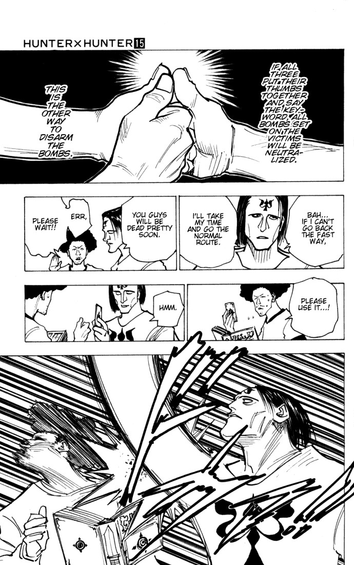 Hunter x Hunter Manga Chapter 144 page 3 - Release