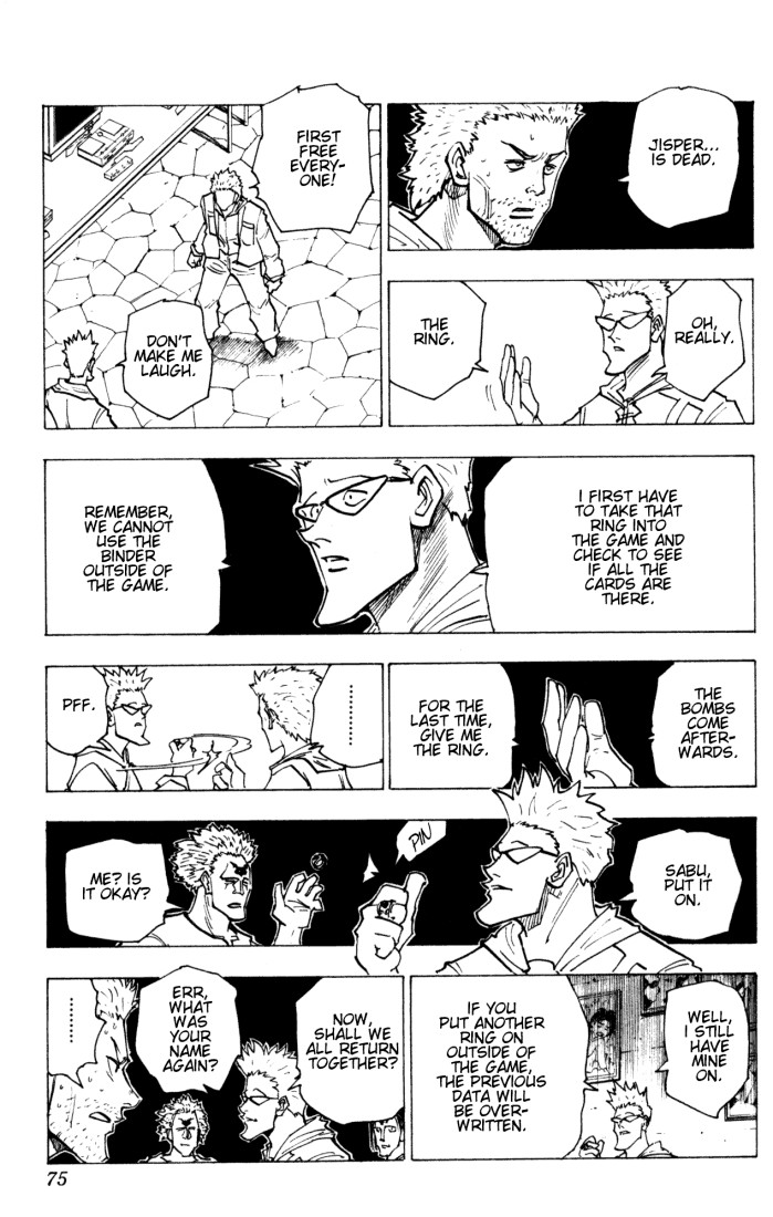 Hunter x Hunter Manga Chapter 144 page 5 - Release