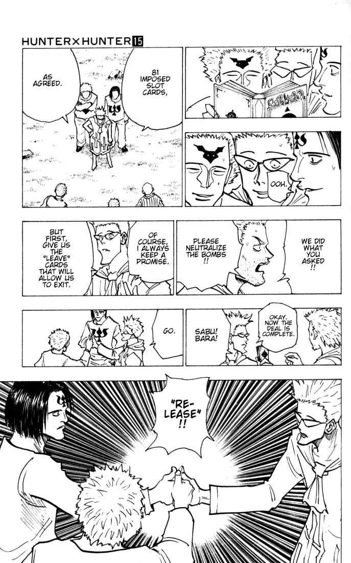 Hunter x Hunter Manga Chapter 144 page 7 - Release