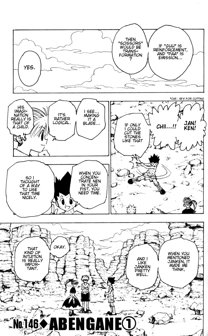 Hunter x Hunter Manga Chapter 146 page 1 - Abengane: Part 1