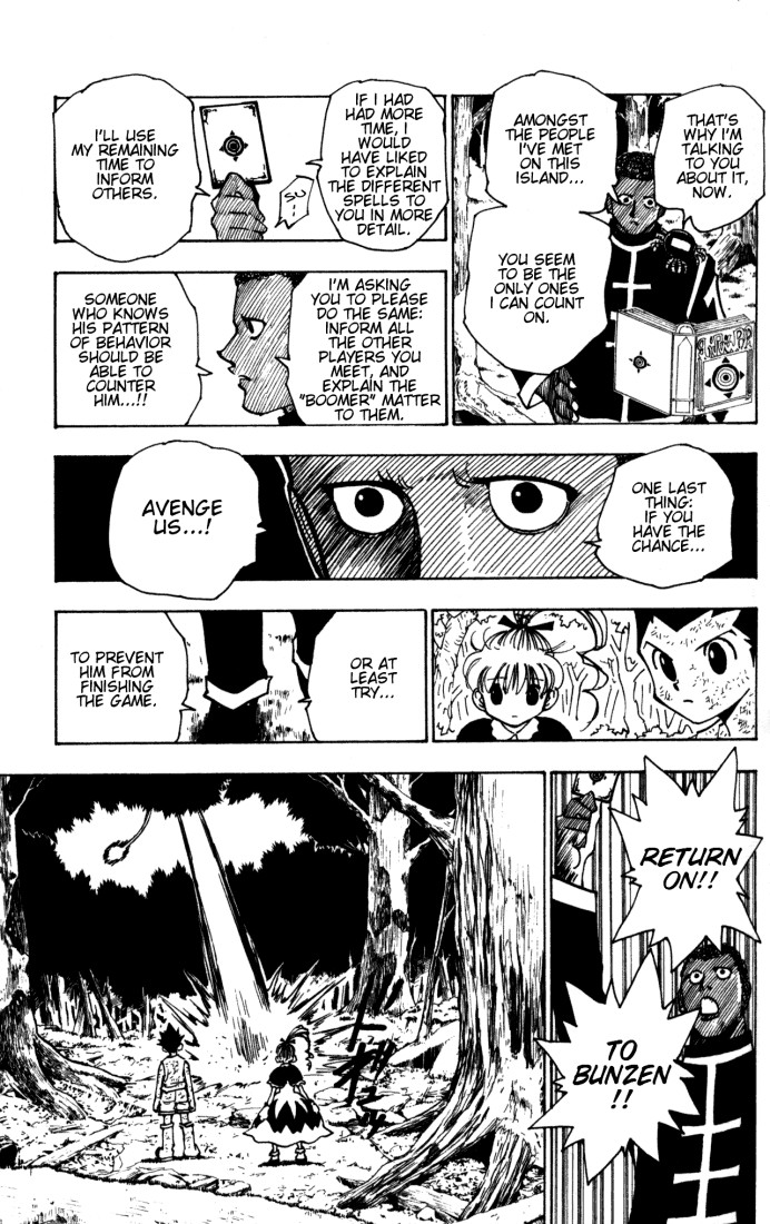 Hunter x Hunter Manga Chapter 147 page 3 - Abengane: Part 2