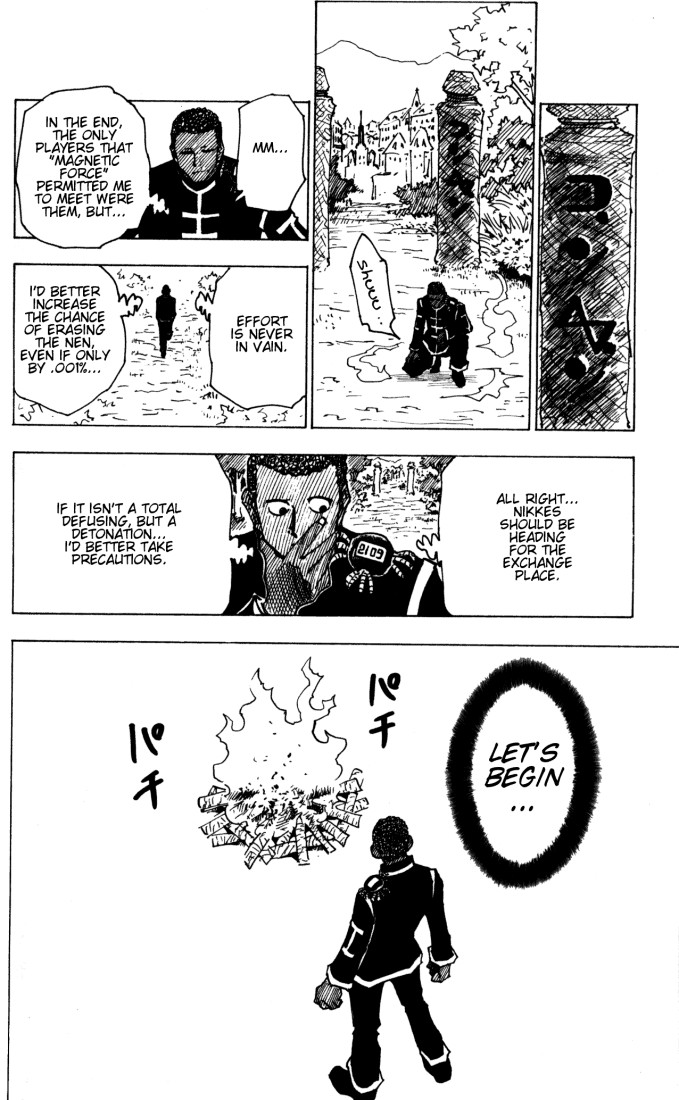 Hunter x Hunter Manga Chapter 147 page 4 - Abengane: Part 2