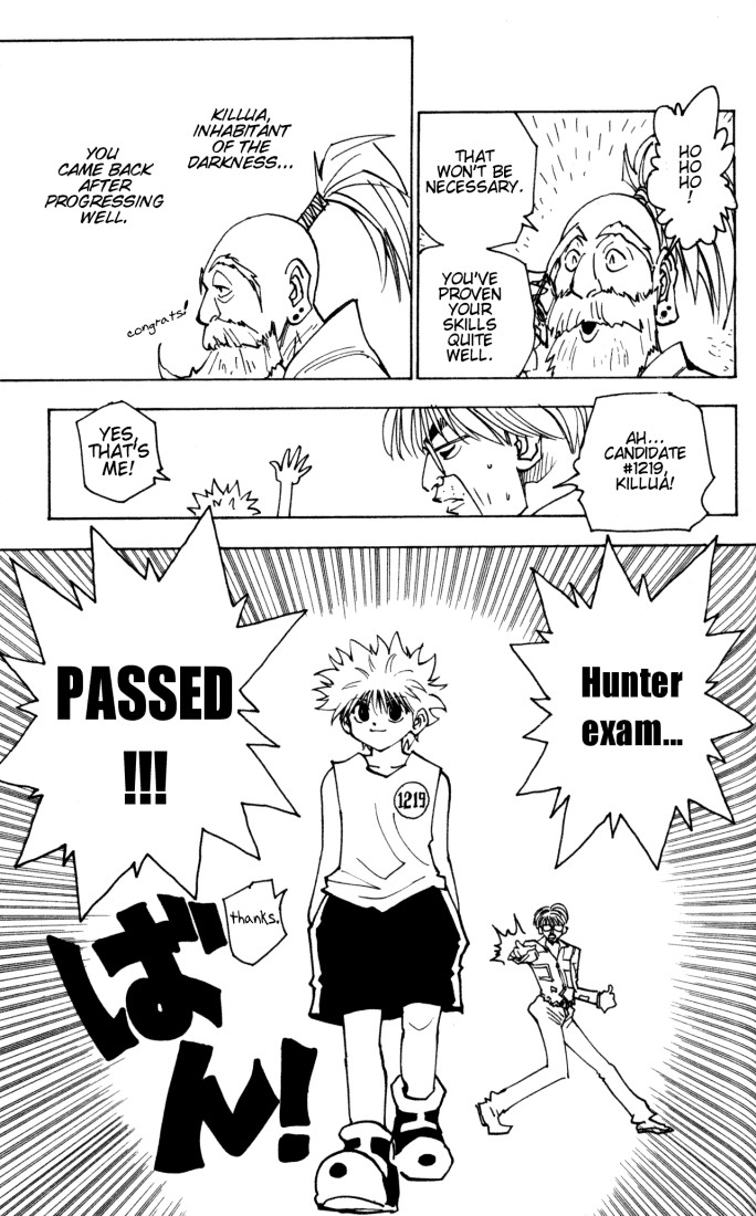 Hunter x Hunter Manga Chapter 148 page 15 - The Exam Begins