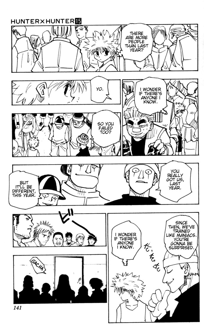 Hunter x Hunter Manga Chapter 148 page 7 - The Exam Begins