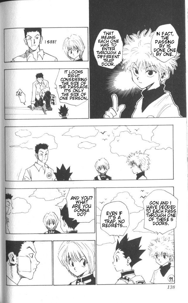 Hunter x Hunter Manga Chapter 15 page 13 - The Path of Majority Rules