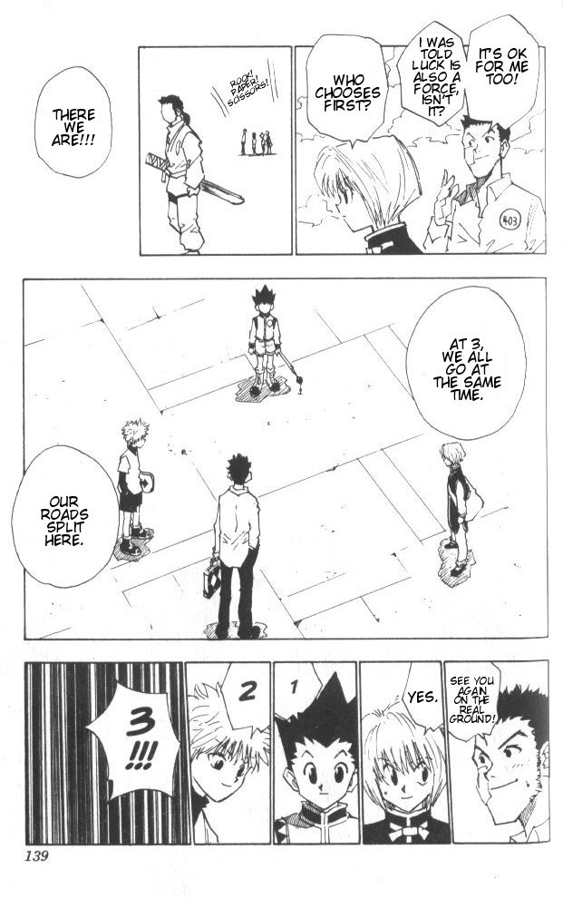 Hunter x Hunter Manga Chapter 15 page 14 - The Path of Majority Rules
