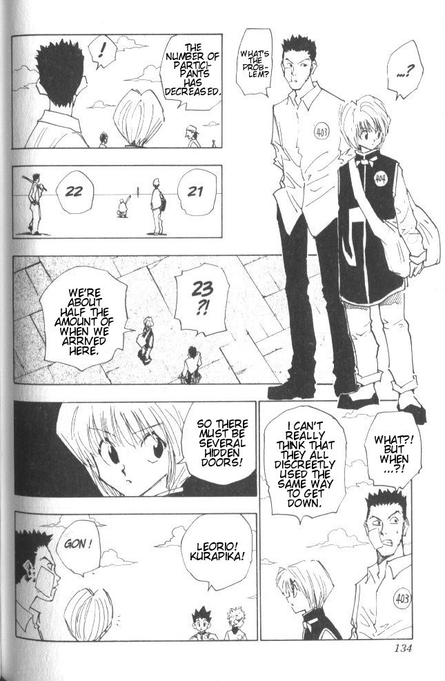Hunter x Hunter Manga Chapter 15 page 9 - The Path of Majority Rules