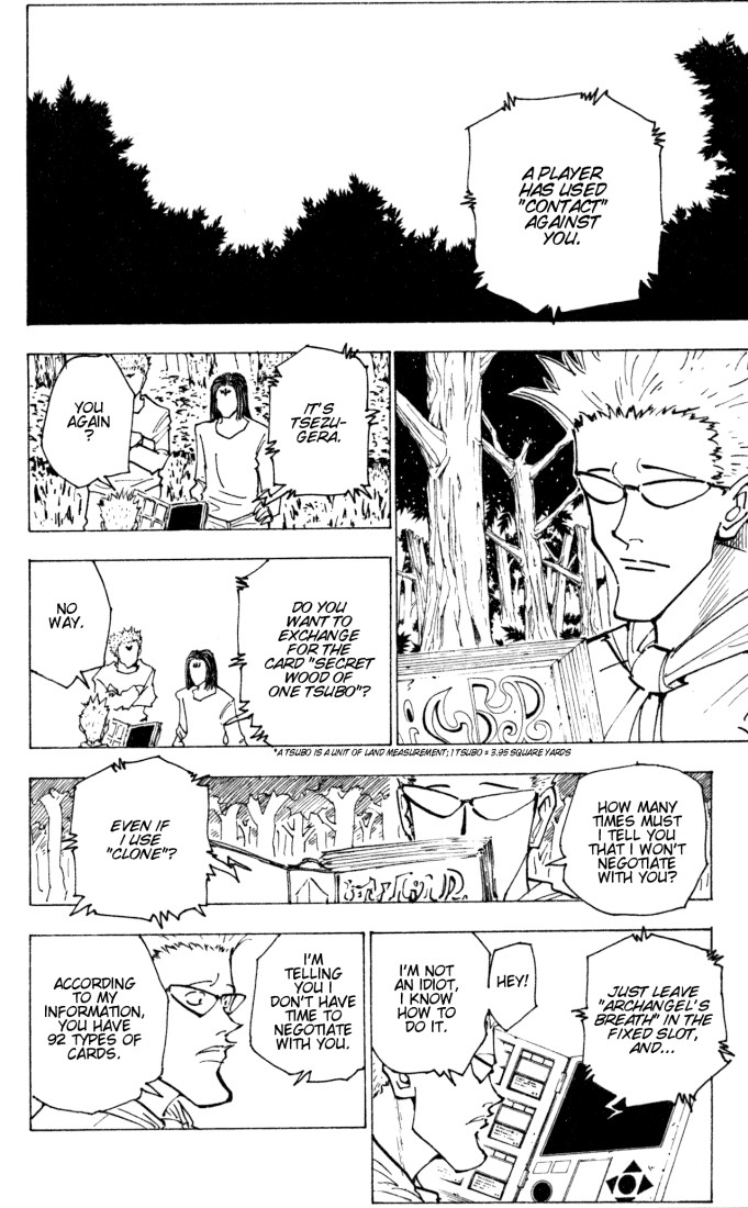 Hunter x Hunter Manga Chapter 152 page 4 - Contact