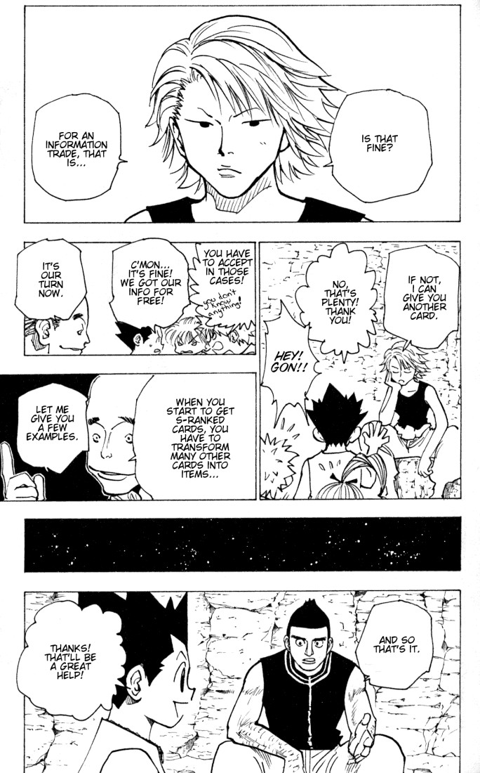 Hunter x Hunter Manga Chapter 154 page 13 - Common Cause