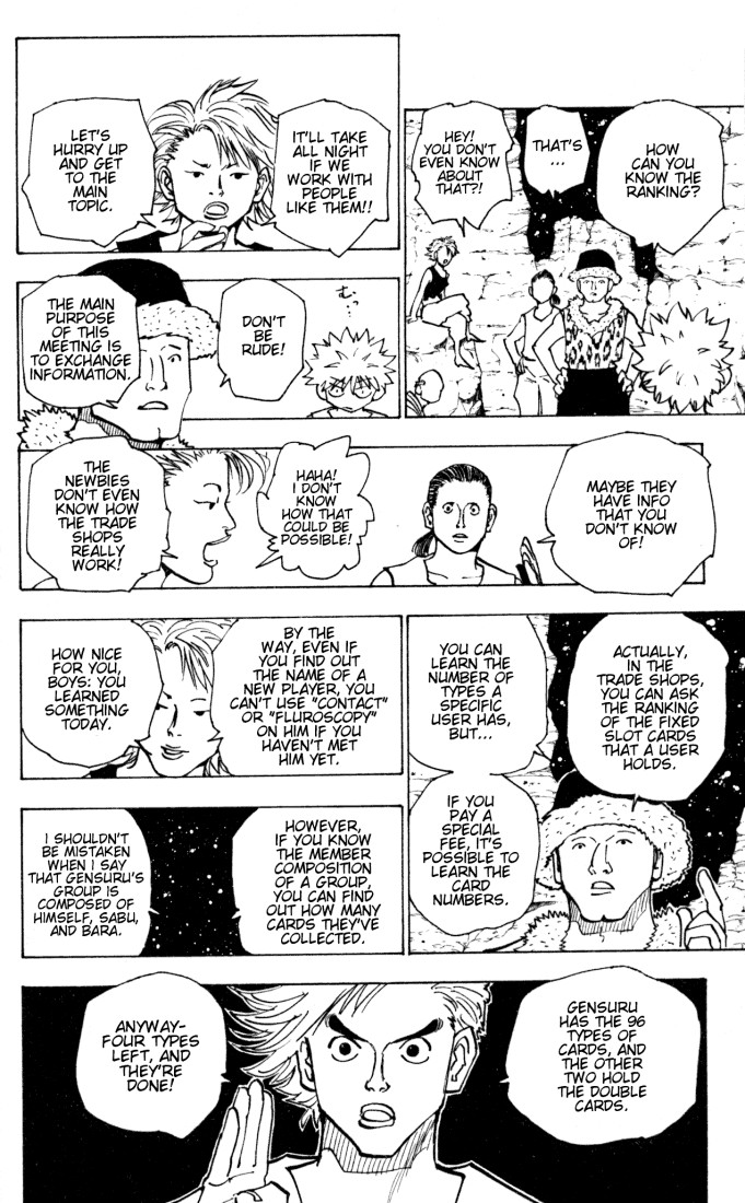 Hunter x Hunter Manga Chapter 154 page 4 - Common Cause
