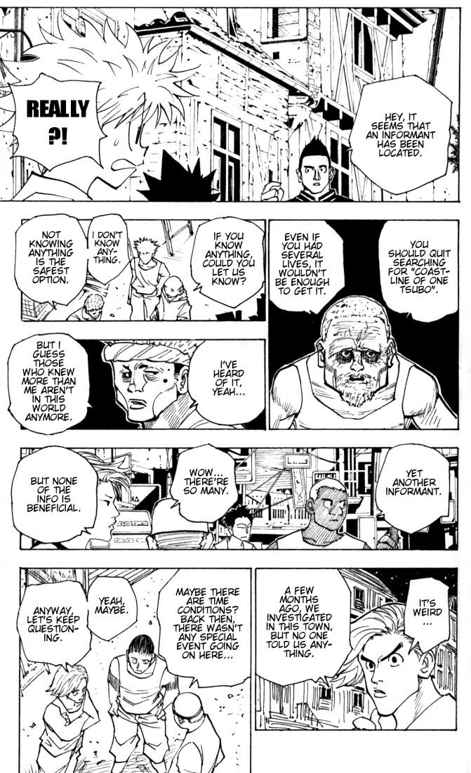Hunter x Hunter Manga Chapter 155 page 3 - The Captain and His 14 Devils