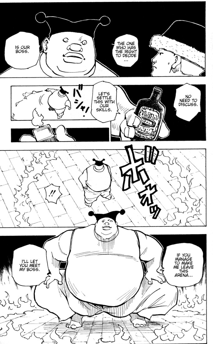 Hunter x Hunter Manga Chapter 155 page 9 - The Captain and His 14 Devils