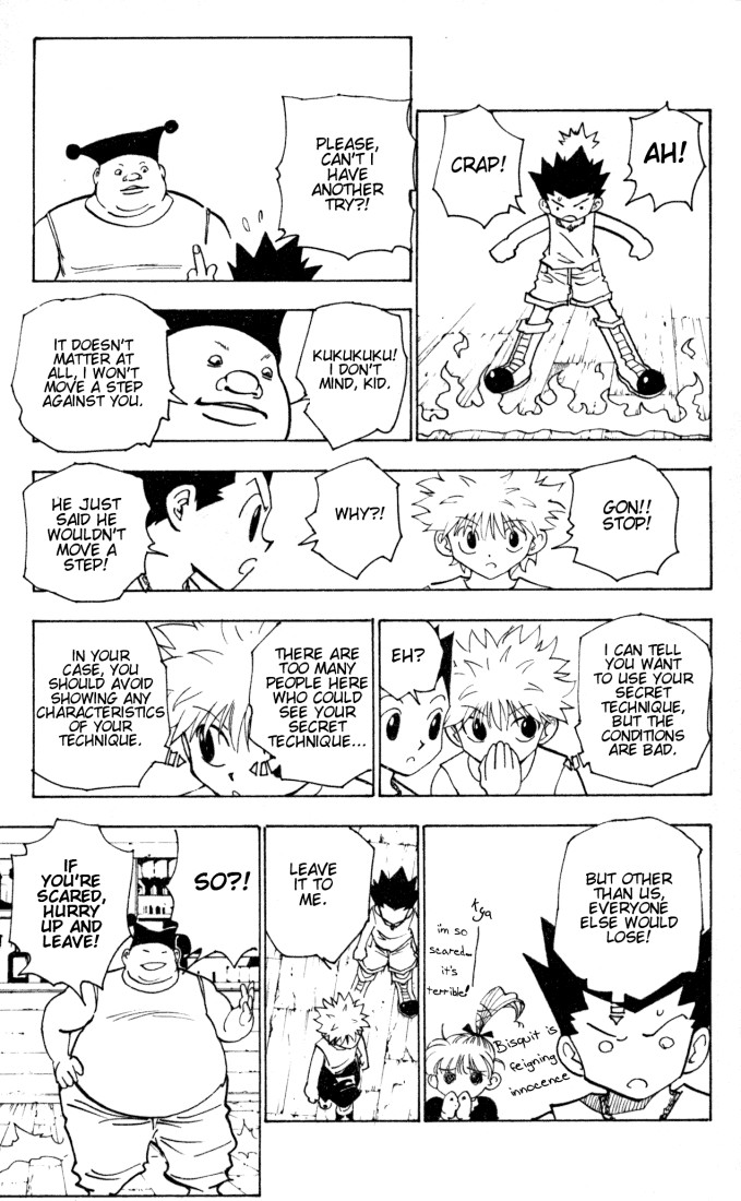 Hunter x Hunter Manga Chapter 156 page 5 - Face-Off: Part 1
