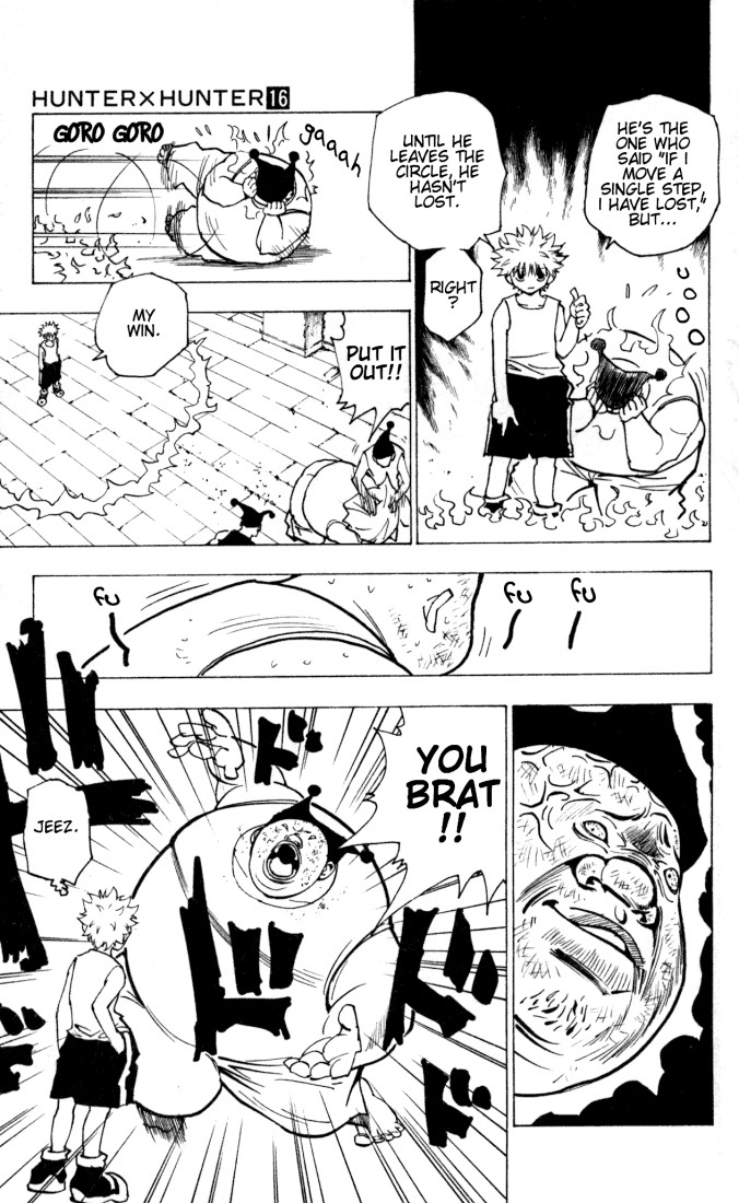 Hunter x Hunter Manga Chapter 156 page 9 - Face-Off: Part 1