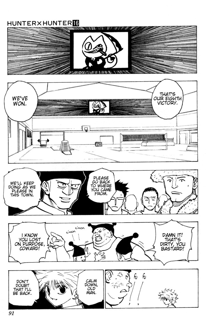 Hunter x Hunter Manga Chapter 157 page 11 - Face-Off: Part 2
