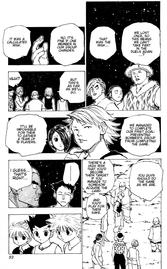 Hunter x Hunter Manga Chapter 157 page 13 - Face-Off: Part 2