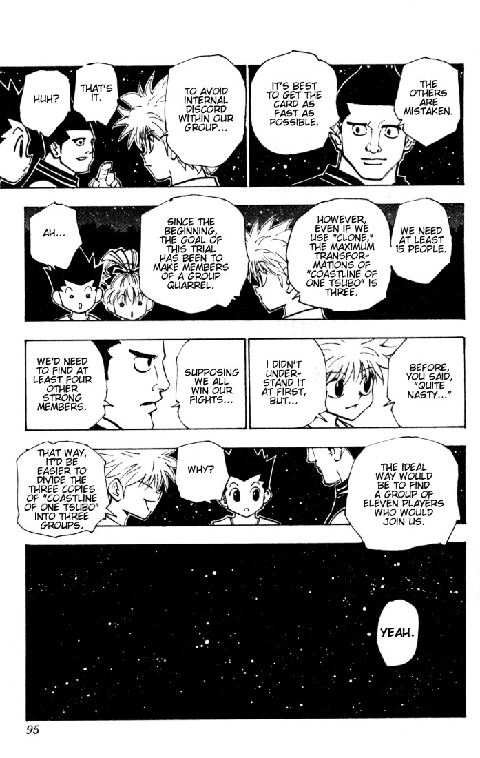 Hunter x Hunter Manga Chapter 157 page 15 - Face-Off: Part 2