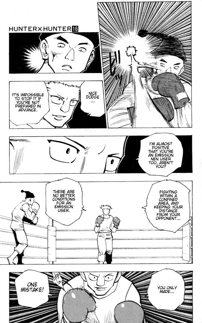 Hunter x Hunter Manga Chapter 157 page 3 - Face-Off: Part 2
