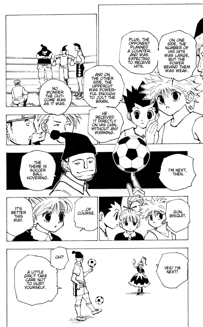 Hunter x Hunter Manga Chapter 157 page 8 - Face-Off: Part 2