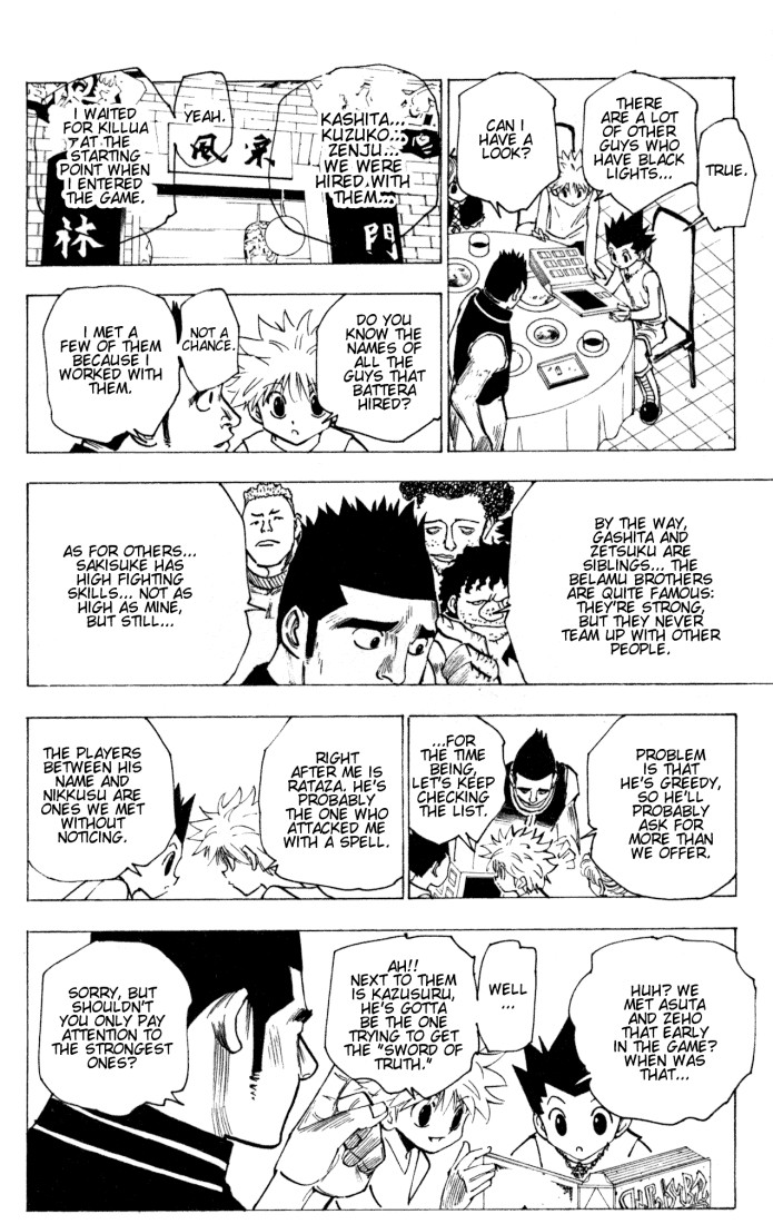 Hunter x Hunter Manga Chapter 158 page 4 - Two of a Kind +1