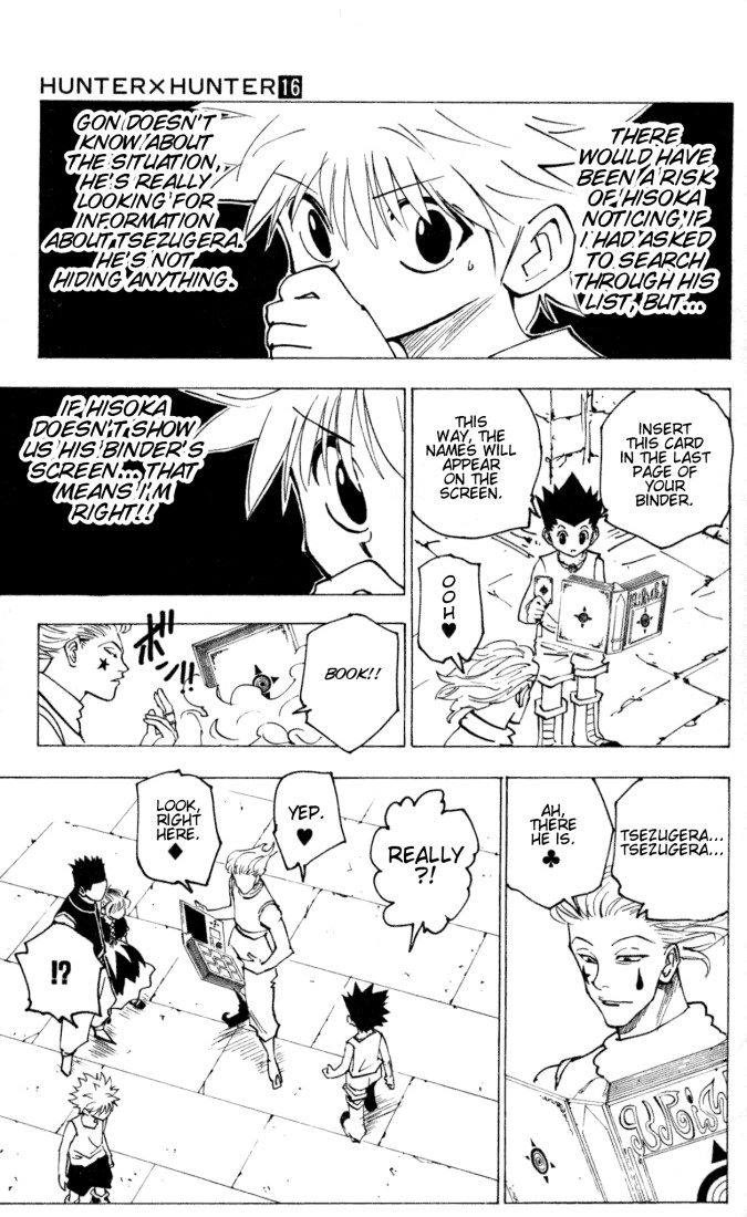 Hunter x Hunter Manga Chapter 159 page 13 - Aiai, the City of Love