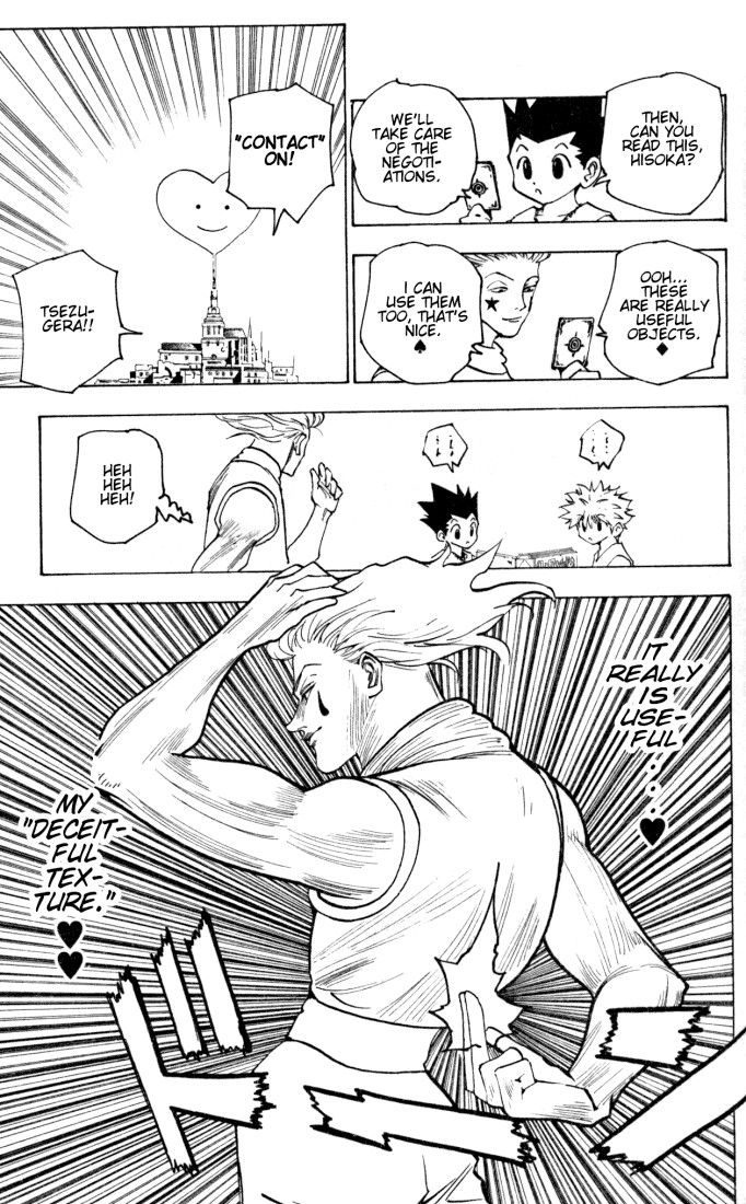 Hunter x Hunter Manga Chapter 159 page 15 - Aiai, the City of Love